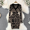 Hilda Statement Dress In Black - S