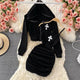 Holland Coord Set - styled flat-lay shot, black - Miss Mosa By Akanksha