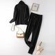Holly Winter Trackset - styled flat-lay shot, black - Miss Mosa By Akanksha