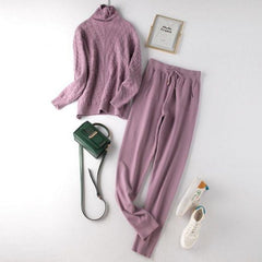 Holly Winter Trackset - styled flat-lay shot, purple - Miss Mosa By Akanksha