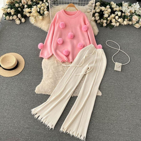 Pink - Suave Winter Coord Set