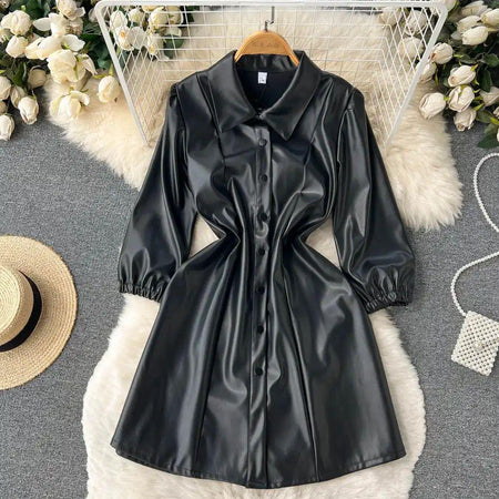 Black - Briella Statement Dress