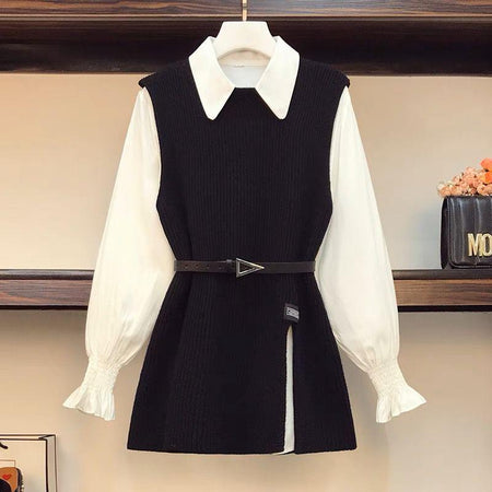 Black - Oakley Two Piece Knit Set