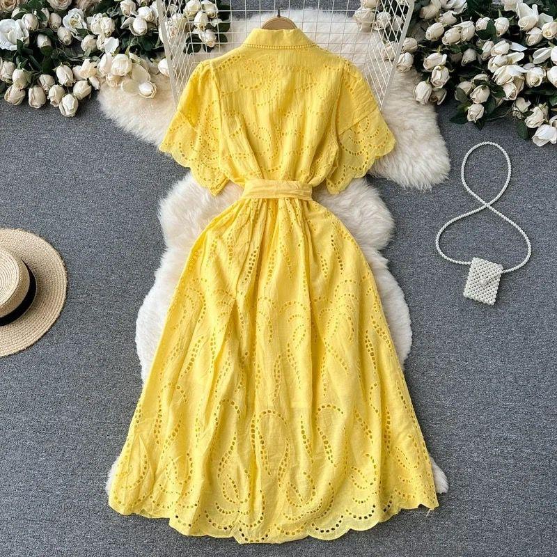 Ginny Cotton Dress - Alamode By Akanksha