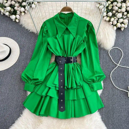 Green - Lennox Statement Dress