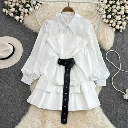 White - Lennox Statement Dress