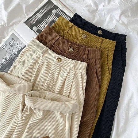Brown - Jocelyn Corduroy Pants