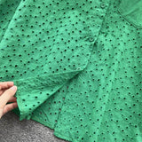 Silua cotton eyelet Shirt - Alamode By Akanksha