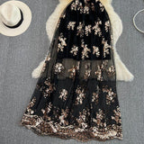 Joshua Sequined Maxi Dress - Alamode By Akanksha
