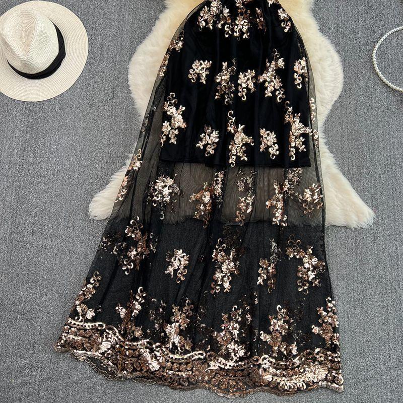Joshua Sequined Maxi Dress - Alamode By Akanksha