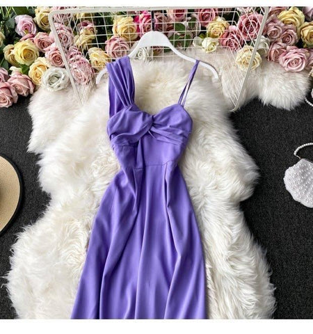Isabella Statement Jumpsuit - styled flat-lay shot, lilac - Miss Mosa By Akanksha