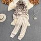 Isla 3 Pc Tracksets - styled flat-lay shot, beige - Miss Mosa By Akanksha