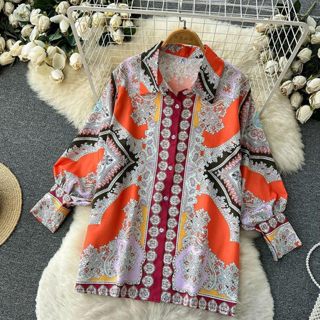 Jadely Abstract Coord Set - styled flat-lay shot, multicolour - Miss Mosa By Akanksha