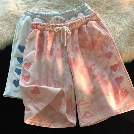 Jensen Summer Shorts - styled flat-lay shot, multicolour - Miss Mosa By Akanksha