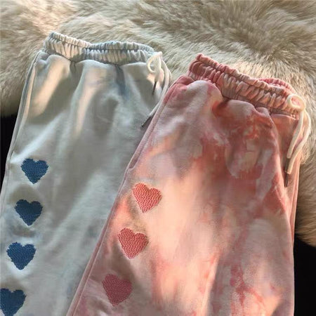 Jensen Summer Shorts - close-up of heart detail, multicolour - Miss Mosa By Akanksha