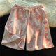 Jensen Summer Shorts - flat-lay product shot, pink - Miss Mosa By Akanksha