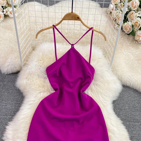 Journi Statement Dress - styled flat-lay shot, magenta - Miss Mosa By Akanksha