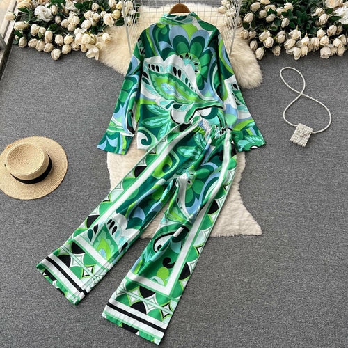 Kamara Abstract Coord Set In Green