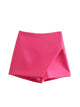 Kamara Skorts - flat-lay product shot, pink - Miss Mosa By Akanksha