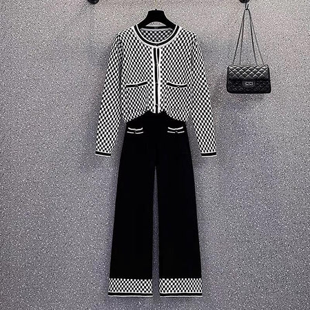 Lainey Woolen Coord Set - styled flat-lay shot, black - Miss Mosa By Akanksha