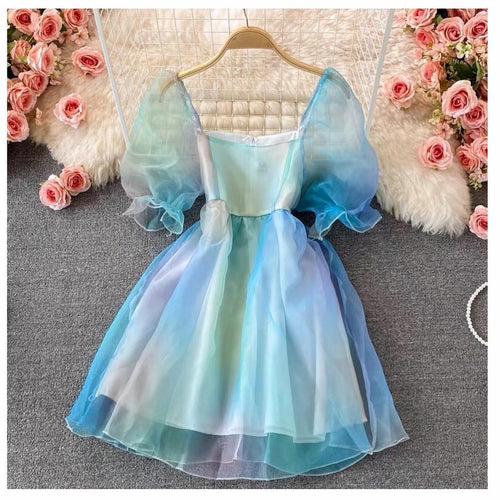 Laret Luxury Dress In Blue
