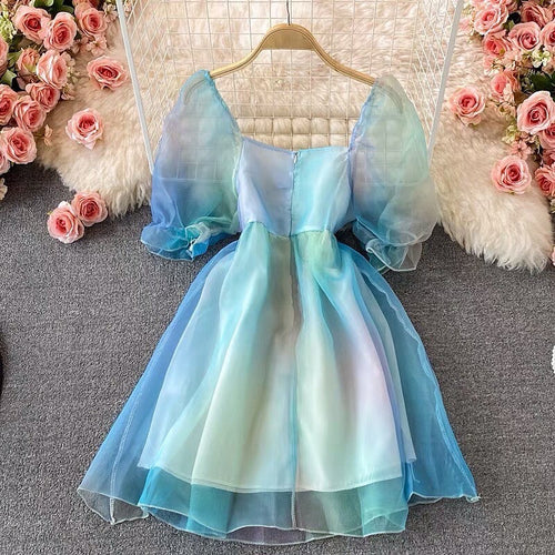 Laret Luxury Dress In Blue