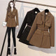 Lelia Trench Coats - styled flat-lay shot, brown - Miss Mosa By Akanksha