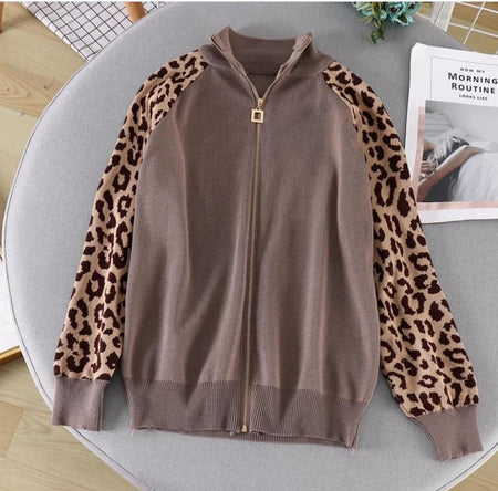 Leopard Patterned Tracksets - styled flat-lay shot, brown - Miss Mosa By Akanksha