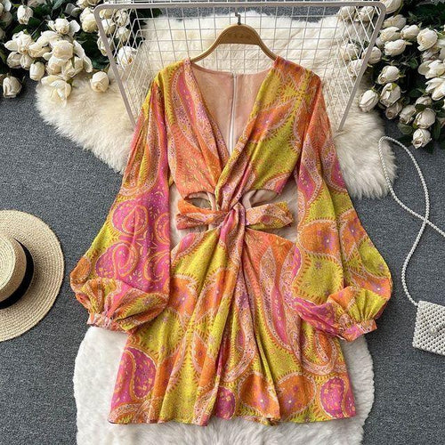 Lilliana Summer Dress In Multicolor