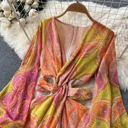 Lilliana Summer Dress In Multicolor
