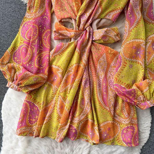 Lilliana Summer Dress In Multicolor