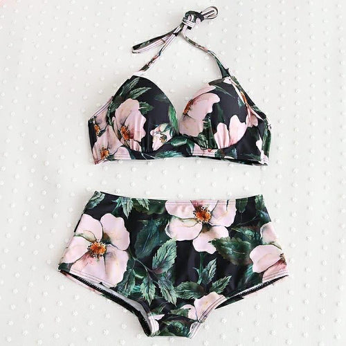Lily Swimsuit Set In Dark Green