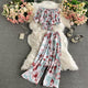 Linda floral coord set - styled flat-lay shot, pink - Miss Mosa By Akanksha