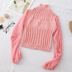 Longenes With A Twist Sweaters - styled flat-lay shot, pink - Miss Mosa By Akanksha