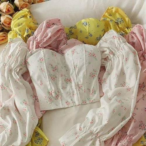 Lourds Floral Statement Top