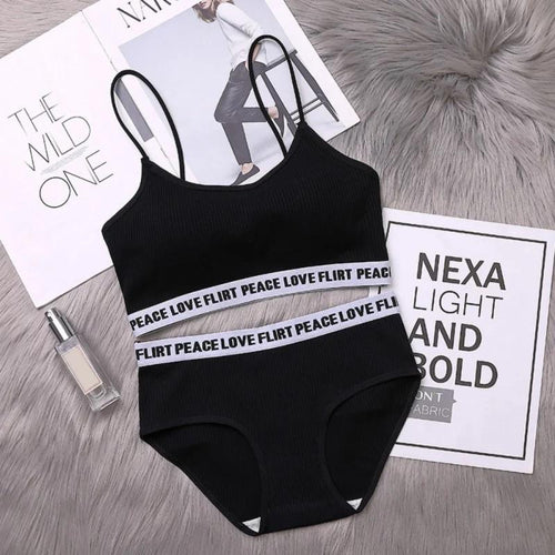 Love Peace Flirt Lingerie Set