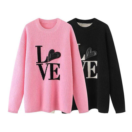 Love Sweaters - styled flat-lay shot, multicolour - Miss Mosa By Akanksha
