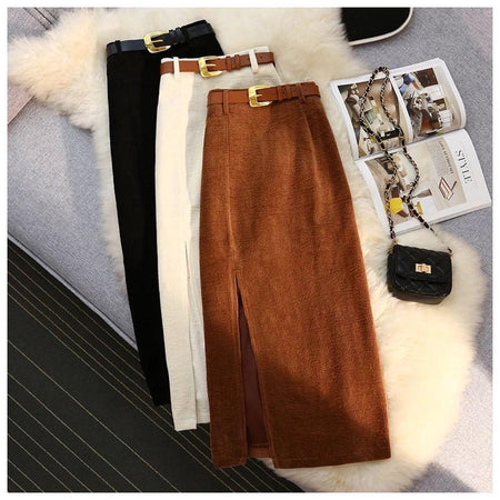 Lucas Statement Skirt - styled flat-lay shot, multicolour - Miss Mosa By Akanksha