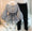 Bubble Sleeve Top with Pants- Striped