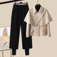 Luxury Collection Heti Coord Set - styled flat-lay shot, beige - Miss Mosa By Akanksha