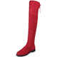 Luxury Flat Suede Boots - Alamode By Akanksha