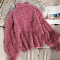 Luxury Mohair Jumpers - flat-lay product shot, pink - Miss Mosa By Akanksha