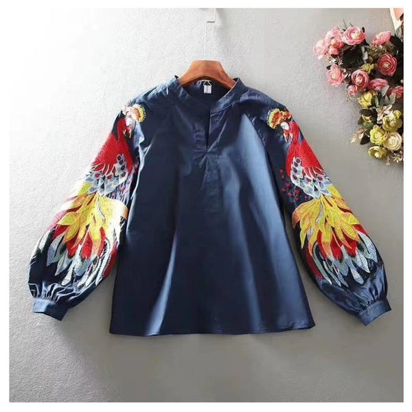 Luxury Renedy Embroidered Blouses - Alamode By Akanksha