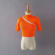 Luxury Slash Crops - front shot on mannequin, orange - Miss Mosa By Akanksha