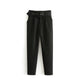 Luxury Trinity Pants - flat-lay product shot, black - Miss Mosa By Akanksha