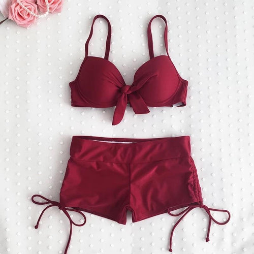 Millie 3 Piece Swimsuit In Red