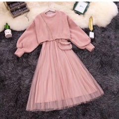 Mimi 3 Piece Set - flat-lay product shot, pink - Miss Mosa By Akanksha