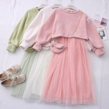 Mimi 3 Piece Set - styled flat-lay shot, multicolour - Miss Mosa By Akanksha