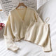 Mindy Luxury Sweater Sets - styled flat-lay shot, cream - Miss Mosa By Akanksha