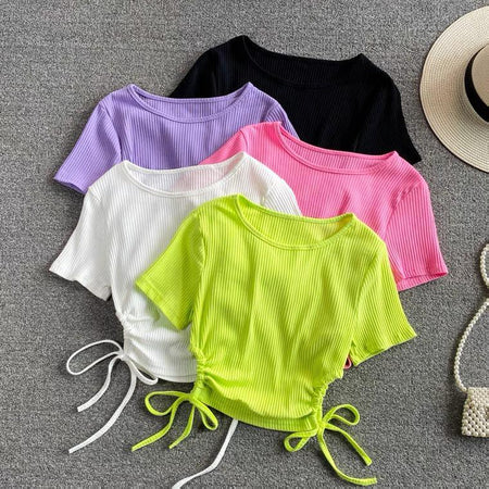 Murphy Tops - styled flat-lay shot, multicolour - Miss Mosa By Akanksha